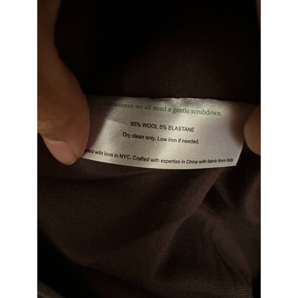 MM Lafleur The Yiyan Blazer Wool Twill Light Lilac Purple One Button Women 4 NEW - Picture 9 of 12